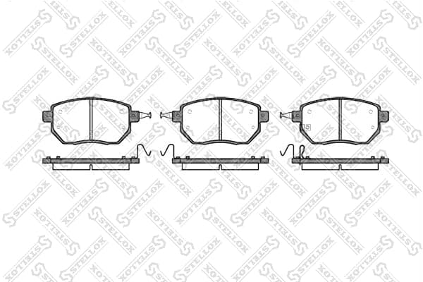 წინა სამუხრუჭე ხუნდი INFINITI FX 35 03-