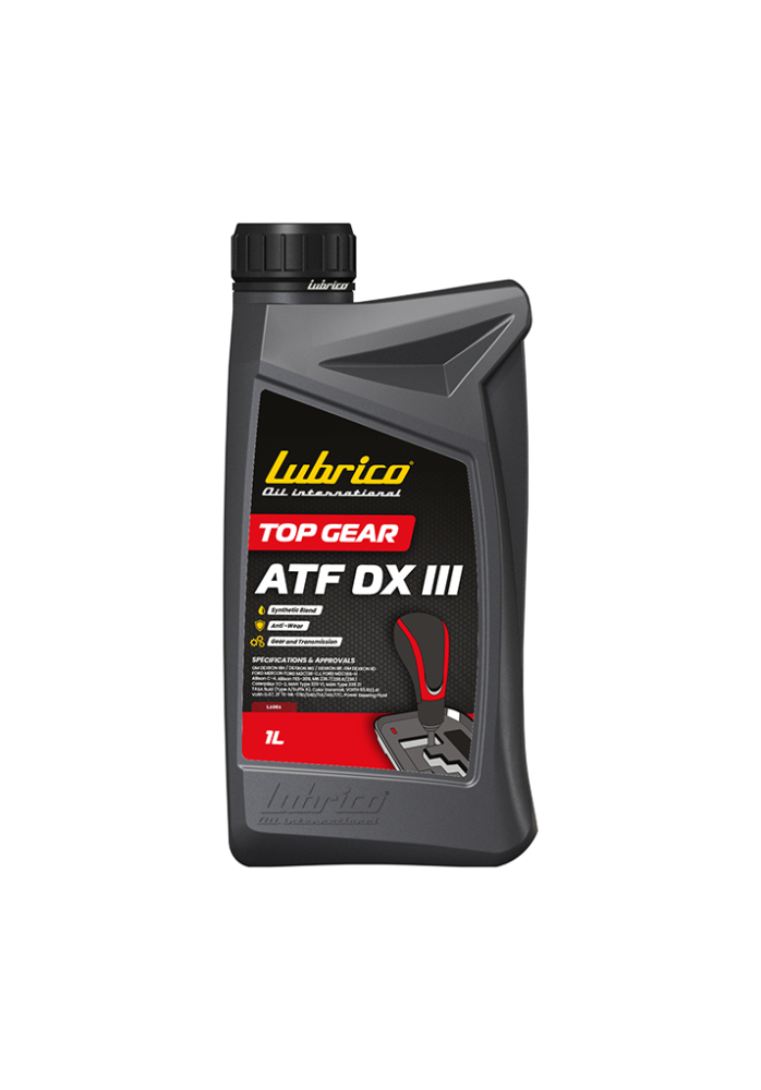 ტრანსმ. ზეთი LUBRICO TOP GEAR ATF DX III LG 1 LT წითელი